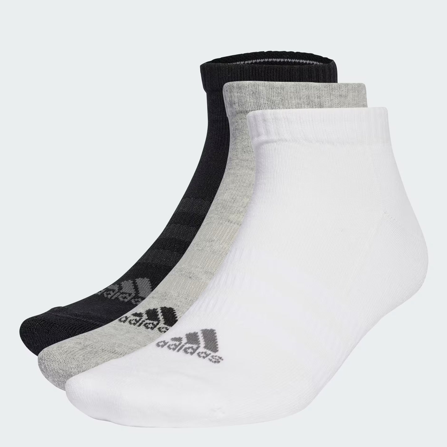 ADIDAS UNISEX CUSHIONED LOW-CUT SOCK (3 PAIRS)