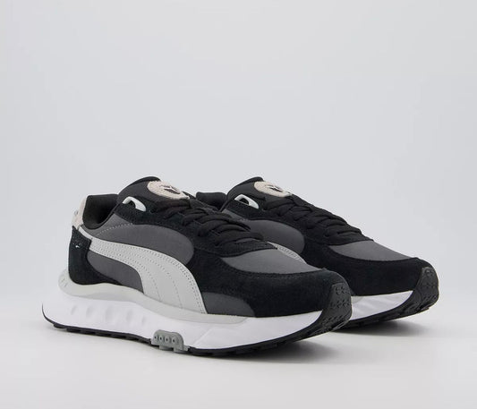 PUMA WILD RIDER ROLLIN BLACK CASTLEROCK