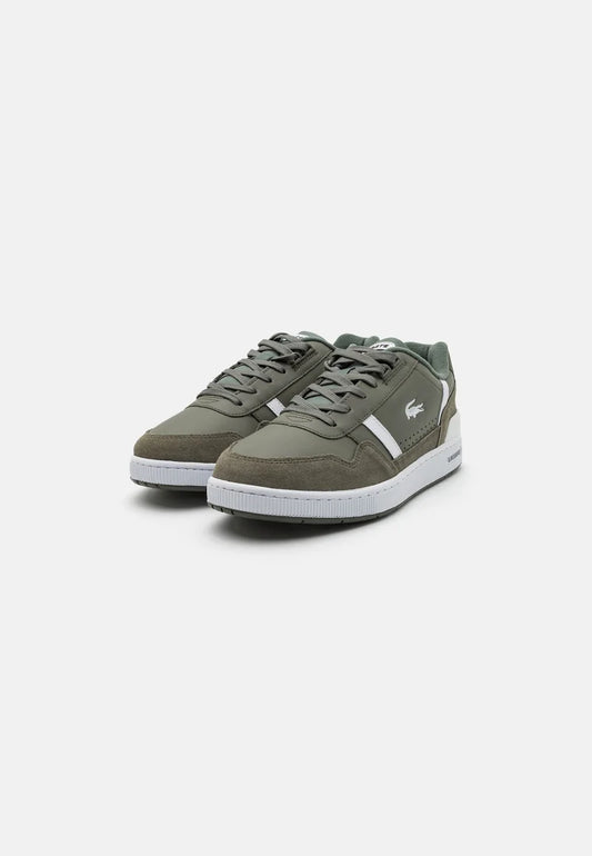LACOSTE T-CLIP LEATHER TRAINERS