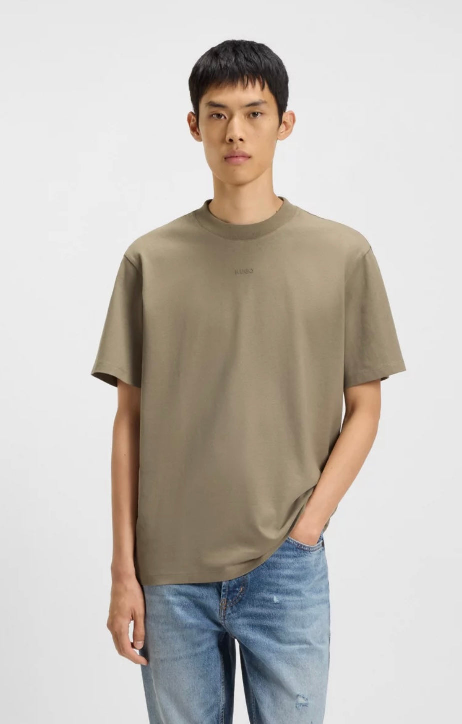 HUGO BOSS RELAXED FIT COTTON JERSEY