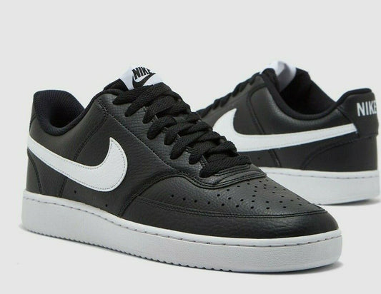 NIKE COURT VISION LOW BLACK WHITE