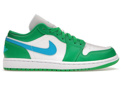 NIKE JORDAN 1 LOW LUCKY GREEN AQUATONE W