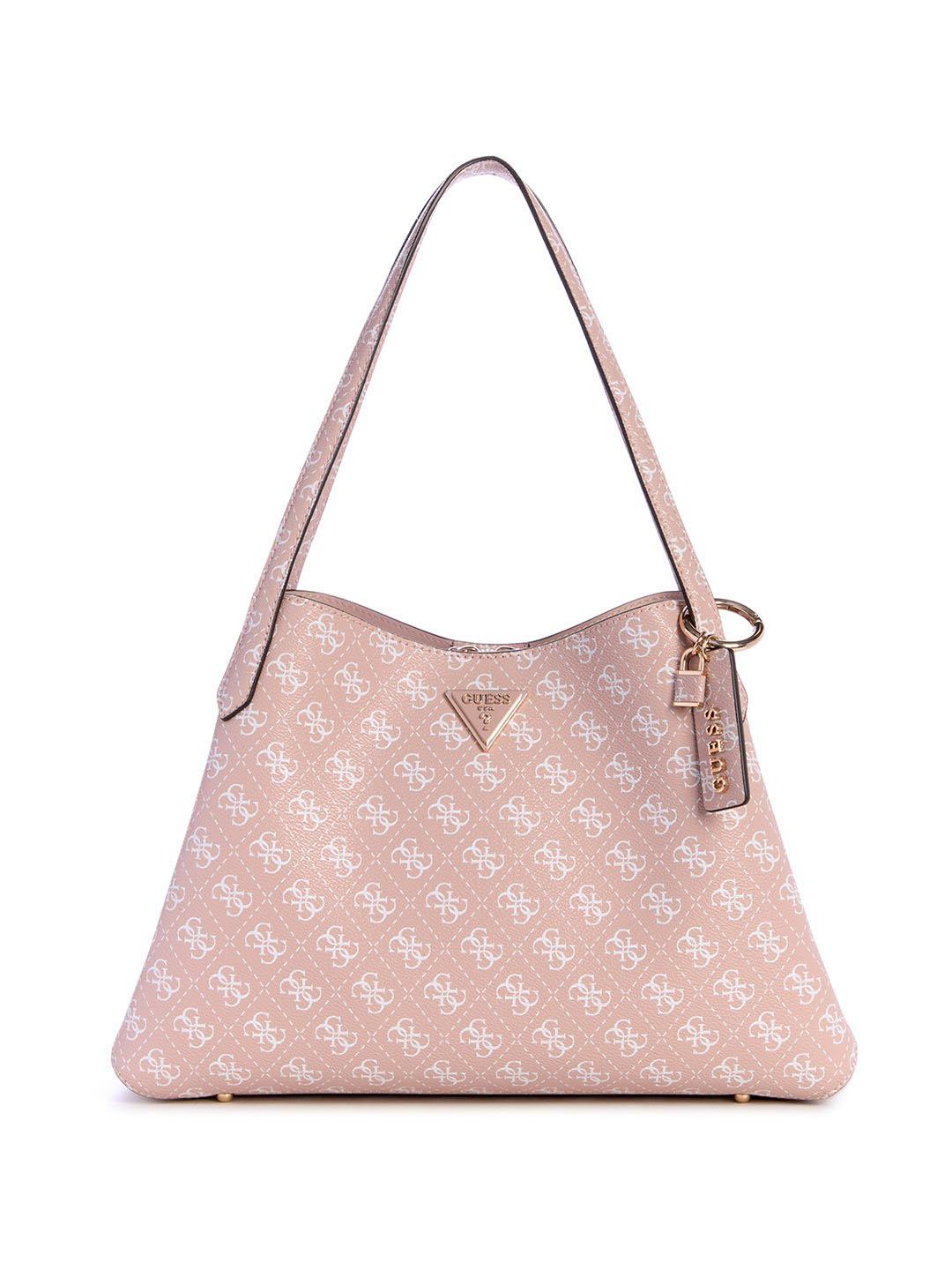 GUESS Women Printed PU Structured Tote Bag