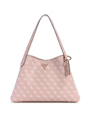 GUESS Women Printed PU Structured Tote Bag