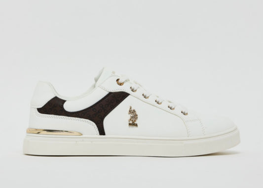 U.S. POLI ASSN LOGO DETAIL LACE UP SNEAKER