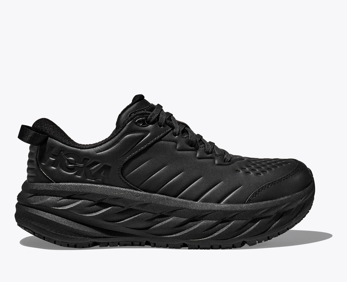 HOKA BONDI SR CUSHIONED LEATHER SLIP RESISTANT