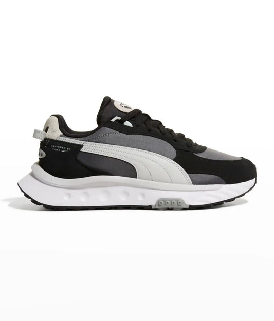 PUMA WILD RIDER ROLLIN BLACK CASTLEROCK