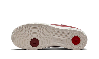 NIKE AIRFORCE 1 LOW PREMIUM TEAM RED HISTORY OF LOGOS