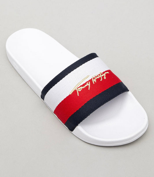 TOMMY HILFIGER SIGNATURE POOL SLIDE