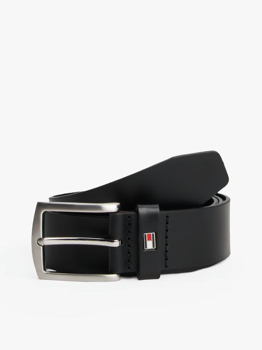 TOMMY HILFIGER DENTON ROUNDED BUCKET LEATHER BYELT