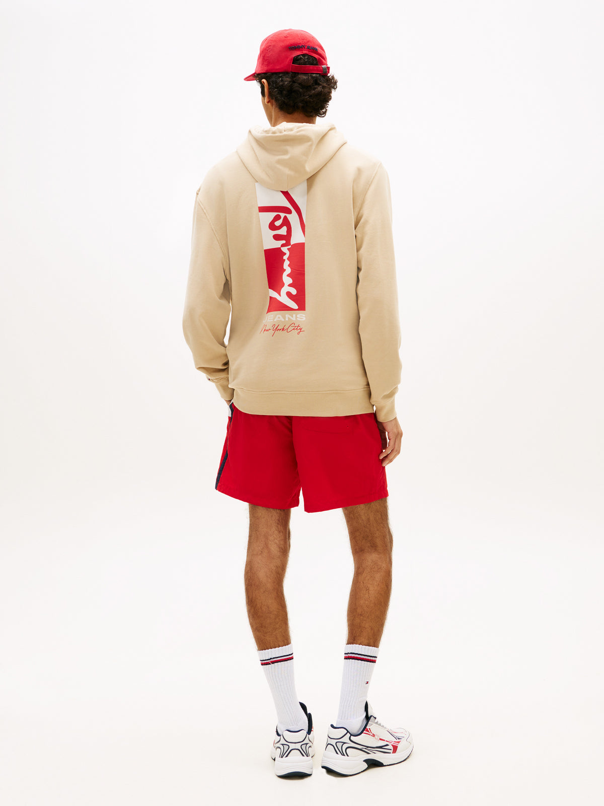 Tommy Jeans Signature Back Logo Terry Drawstring Hoody