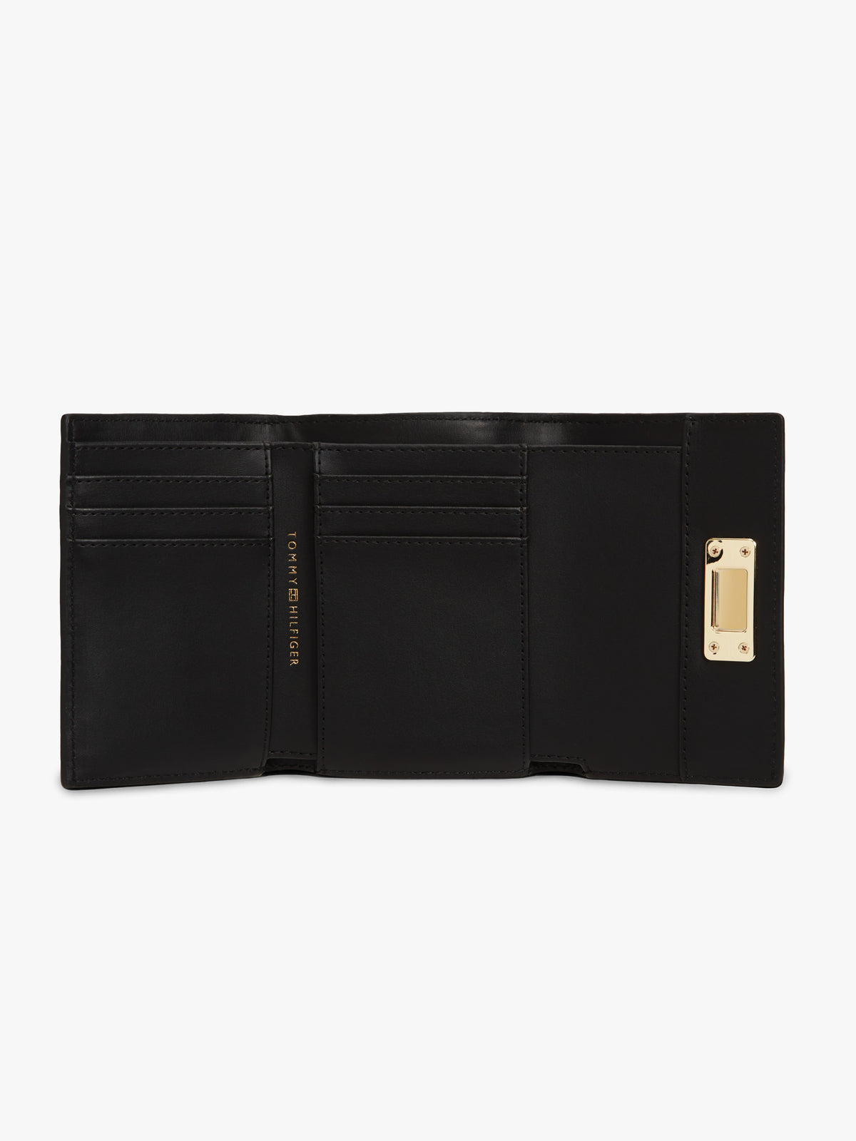 Tommy Hilfiger Modern TH Monogram Turn Lock Trifold Wallet