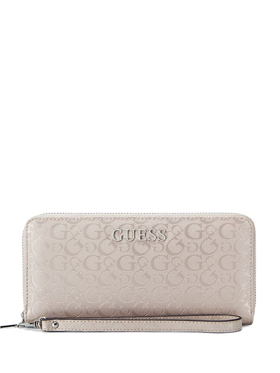 GUESS SAND PRINTED AROUND WALLET