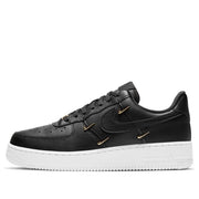 NIKE AIR-FORCE 1 LOW BLACK METALLIC SWOOSH