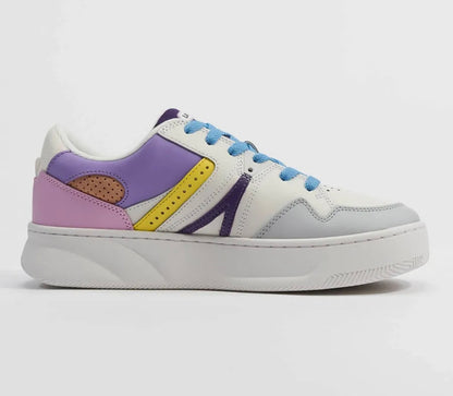 LACOSTE W L005 LEATHER SNEAKERS