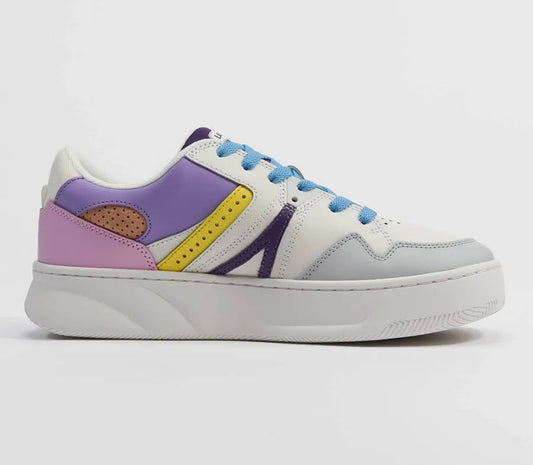 LACOSTE W L005 LEATHER SNEAKERS