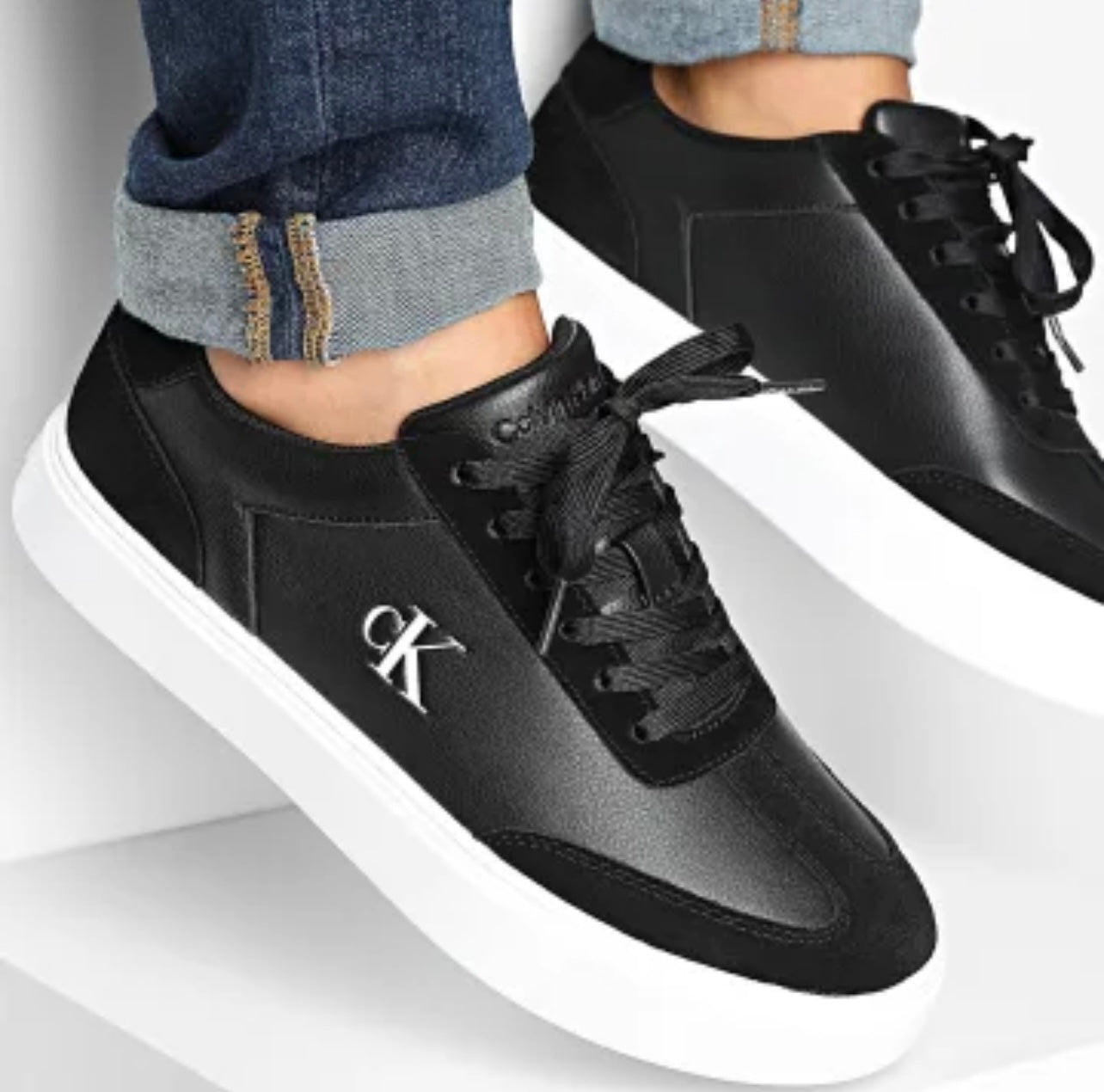 CALVIN KLEIN CLASSIC CUPSOLE LACEUP WT MIX