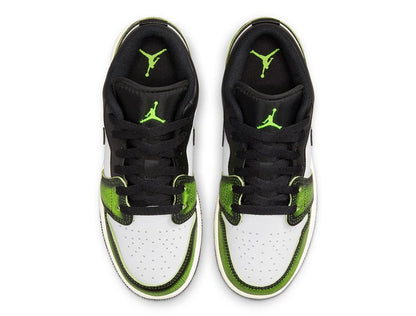 NIKE JORDAN 1 LOW SE GS ELECTRIC GREEN