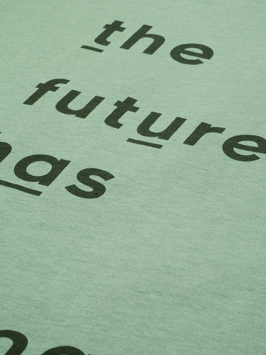 LEVI’S MEN GRAPHIC PRINT ROUND NECK PURE COTTON GREEN T-SHIRT