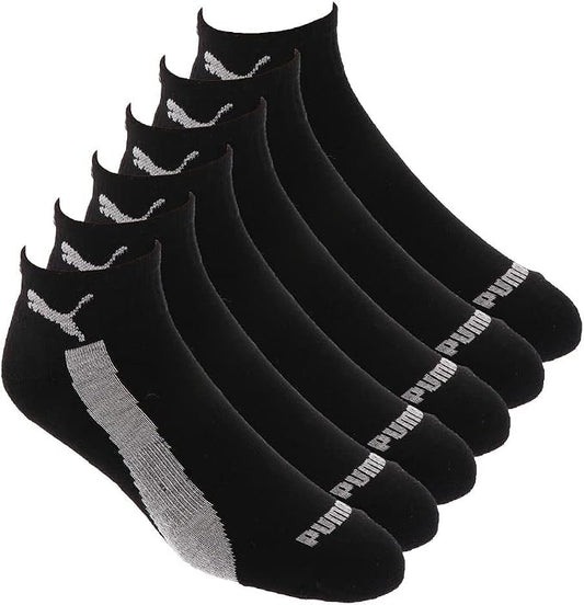 PUMA MEN’S SOCKS 6  PAIRS, Black-grey
