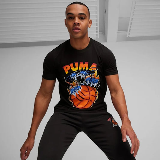PUMA TSA Basketball T-shirt 'Black'