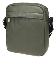 CALVIN KLEIN Monogram Debossed Reporter Bag