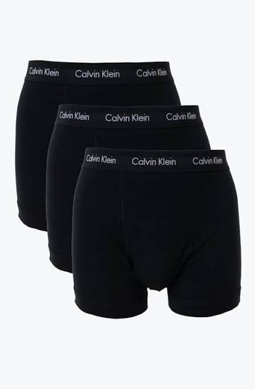 Calvin Klein Black Trunk 3Pk ￼