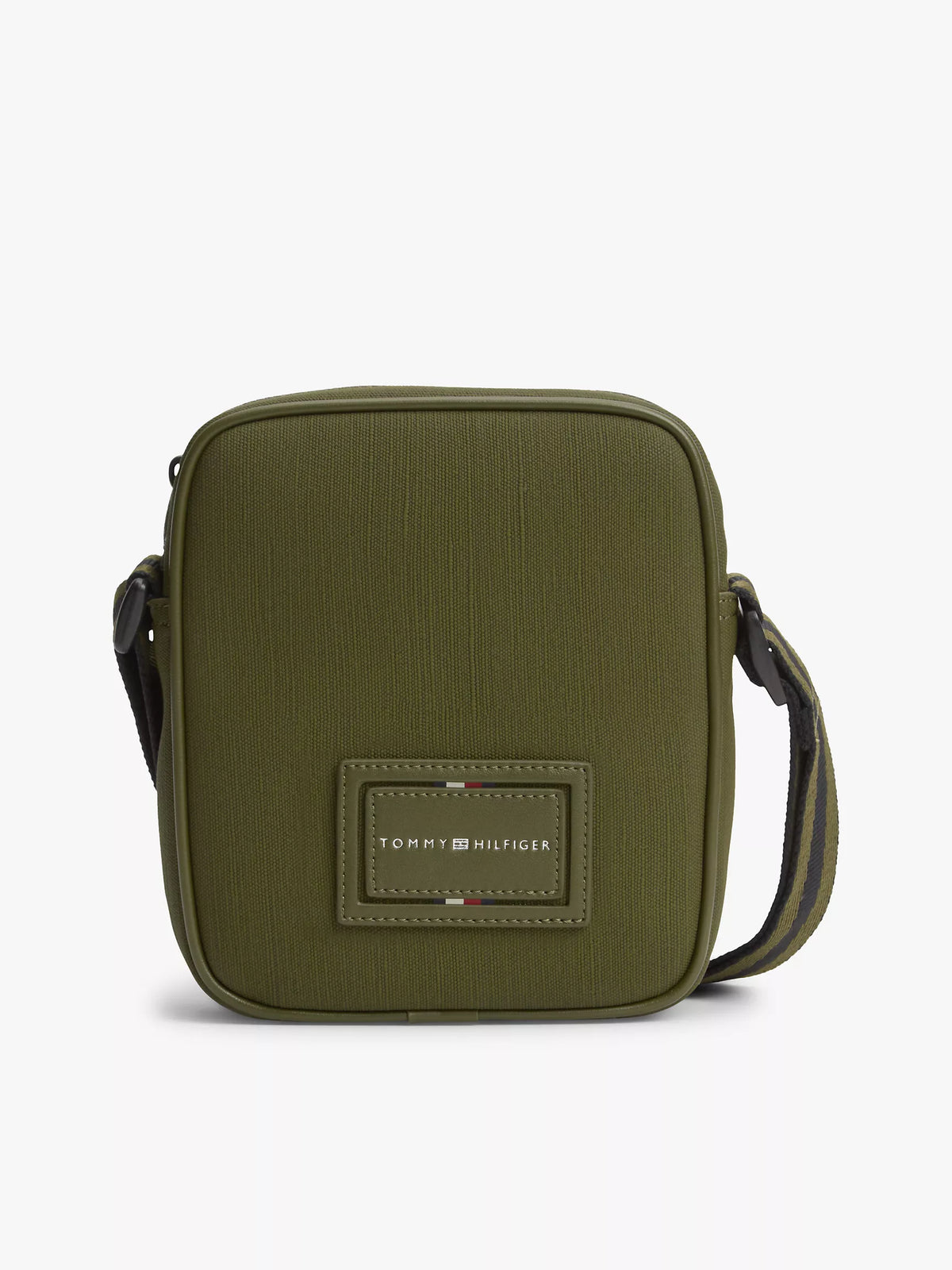 Hilfiger Logo Textured Mini Reporter Bag