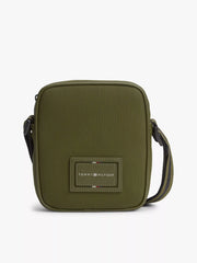 Hilfiger Logo Textured Mini Reporter Bag