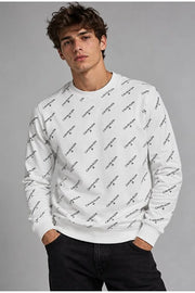 Calvin Klein Crewneck All over logo Sweatshirt